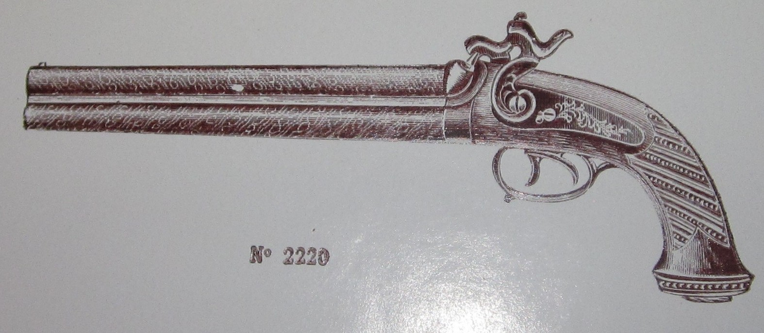 French Blunderbuss Pistol, Espingole, 18th Century, Replica This re