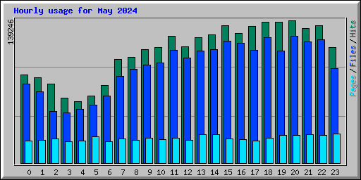 Hourly usage for May 2024